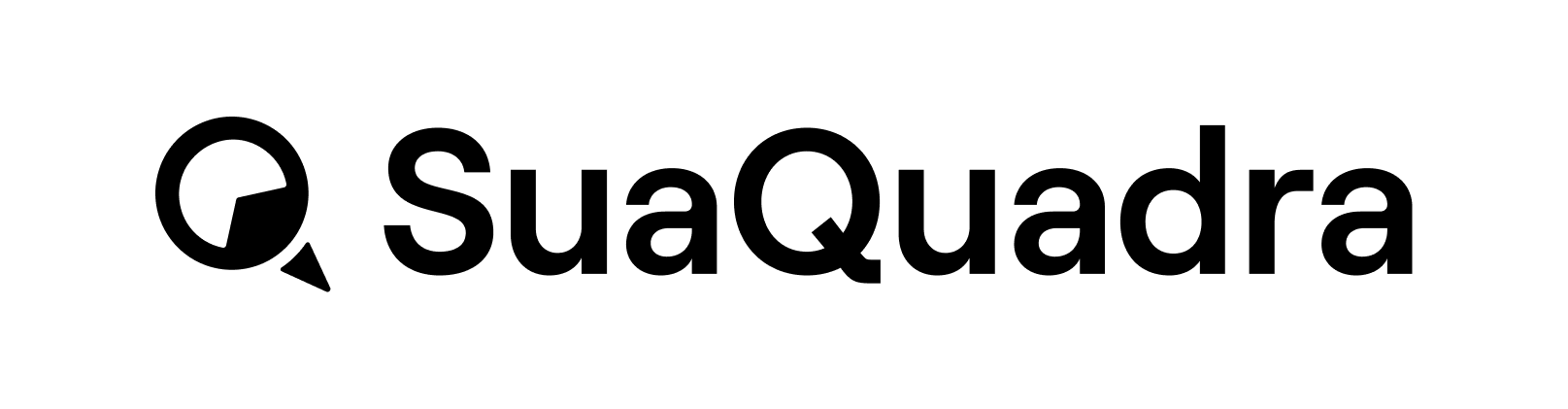 Logotipo em preto sobre fundo transparente
